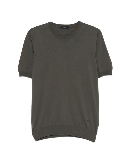 Fay Gray Round-Neck T-Shirt for men
