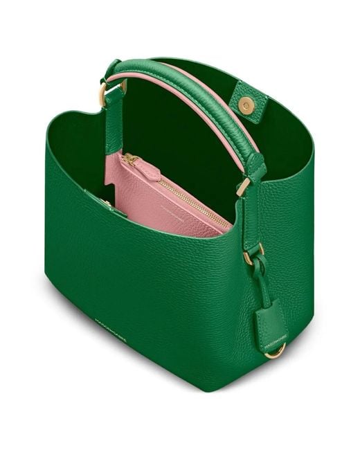 Maison De Sabre Green The Mini Bucket Bag