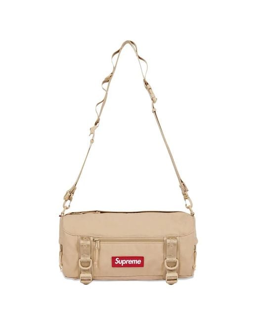 Supreme White Utility Shoulder Bag for men