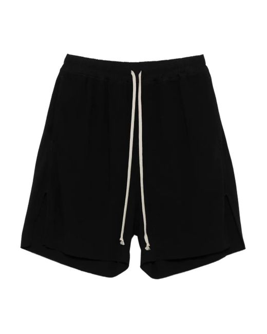 Rick Owens Black Drawstring Shorts for men