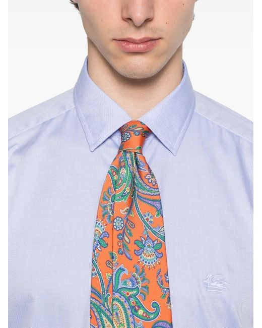 Etro White Light Cotton Shirt for men