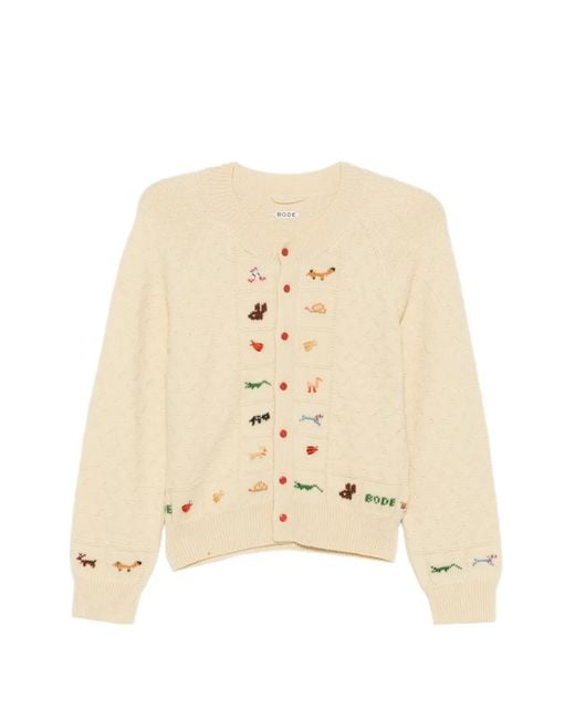 Bode Natural Zoologist Cardigan