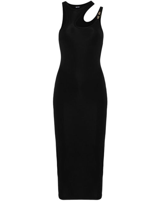 Just Cavalli Mini-jurk Met Uitgesneden Taille in het Black