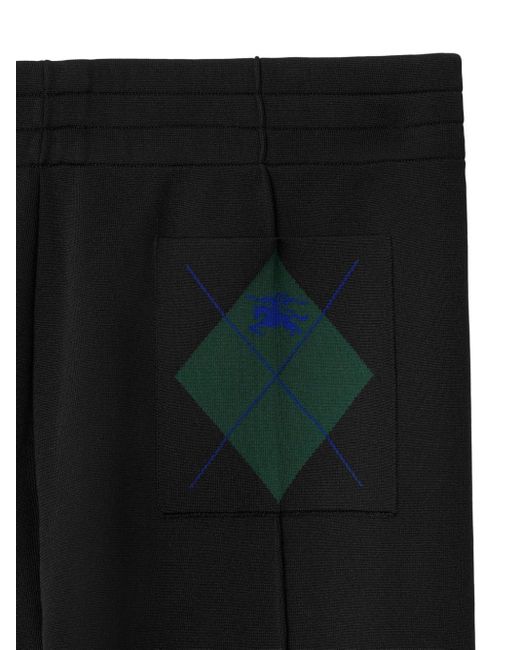 Pantalon de jogging à logo Equestrian Knight Burberry pour homme en coloris Black