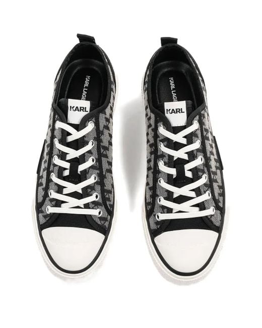 Karl Lagerfeld Black Kampus Max Iii Sneakers for men
