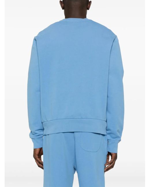 Polo Ralph Lauren Blue Polo Pony-Embroidered Sweatshirt for men