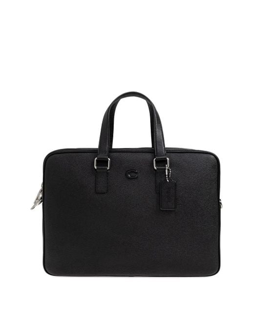 COACH Black Briefcase 'Caden' for men