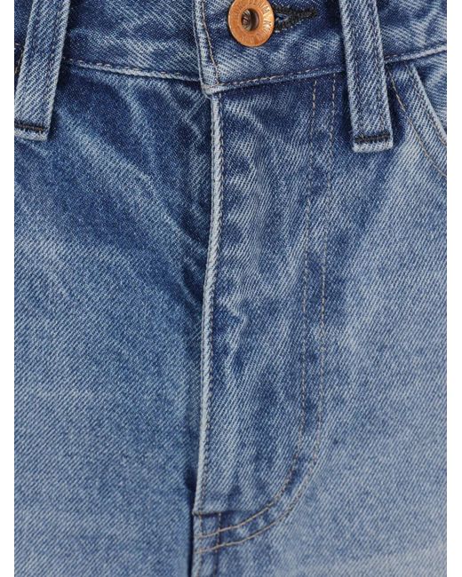 Kuro Blue Five-Pocket Jeans