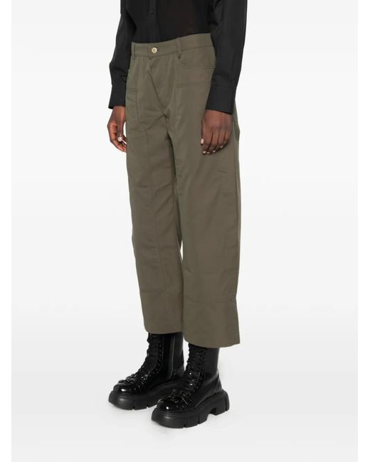 Litkovskaya Green Patch Wide Trousers