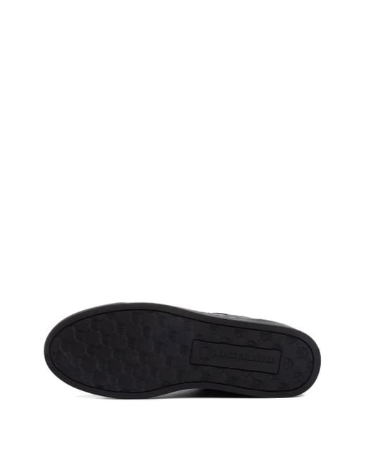 Leandro Lopes Black Ezio Quilted Leather Sneakers