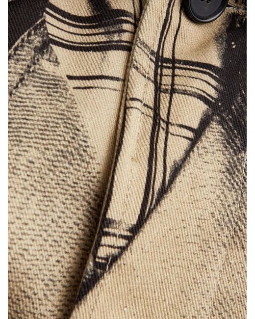 Gabardina Trompe-l'oeil con cinturón Jean Paul Gaultier de color Natural