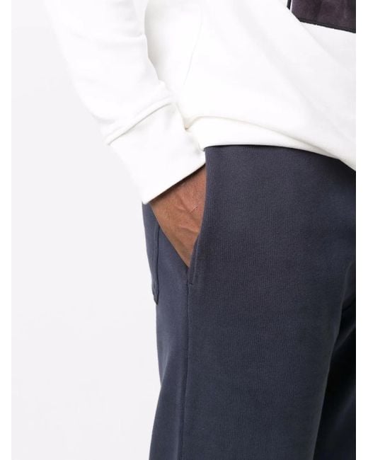 Sunspel Blue Elasticated-Waist Trousers for men