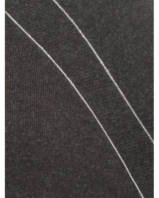 Peserico Black Crew-Neck Sweater