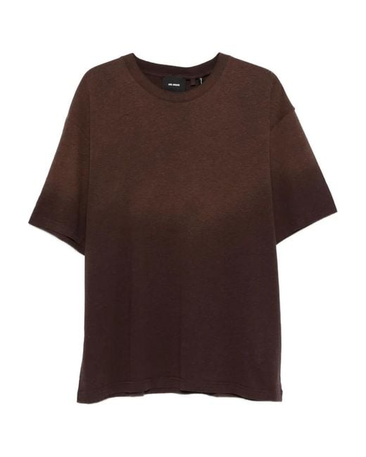 Axel Arigato Brown T-Shirt Bubble Reverse À Col Rond for men