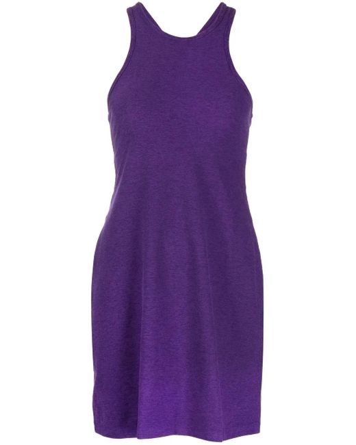 Beyond Yoga Purple Spacedye Under Lock And Key Dress