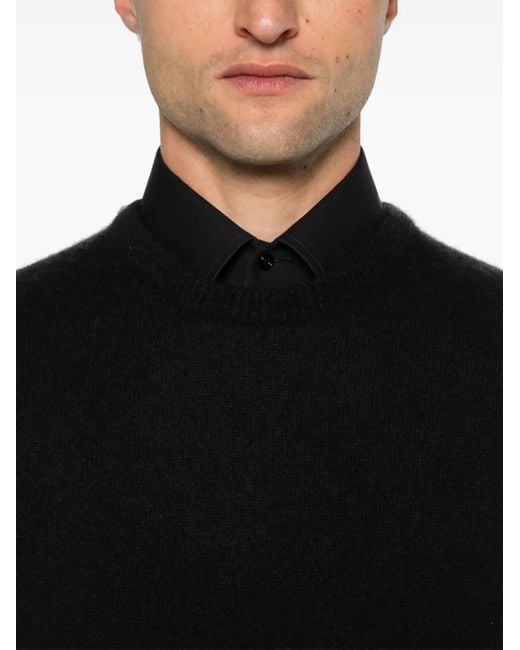 Tom Ford Black Crew-Neck Sweater for men