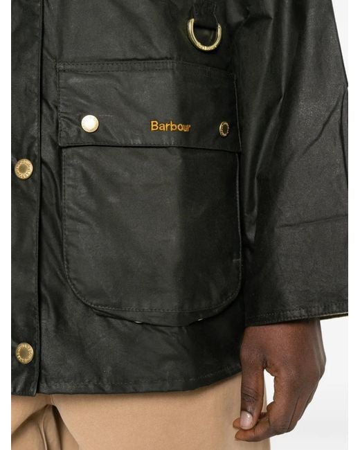 Barbour Black Argill Zip-Fastening Patch-Pockets Jacket