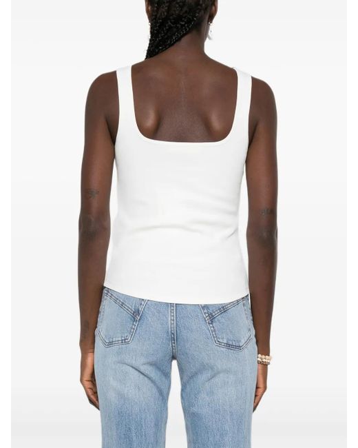 Zimmermann デコラティブネック トップ White