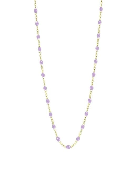 Gigi Clozeau White 18K Beaded Necklace