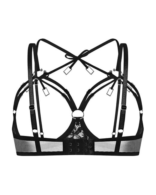 Zhilyova Black Aurora Bra