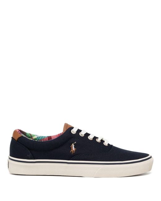 Polo Ralph Lauren Canvas Keaton Low-top Sneakers in Blue for Men | Lyst Australia