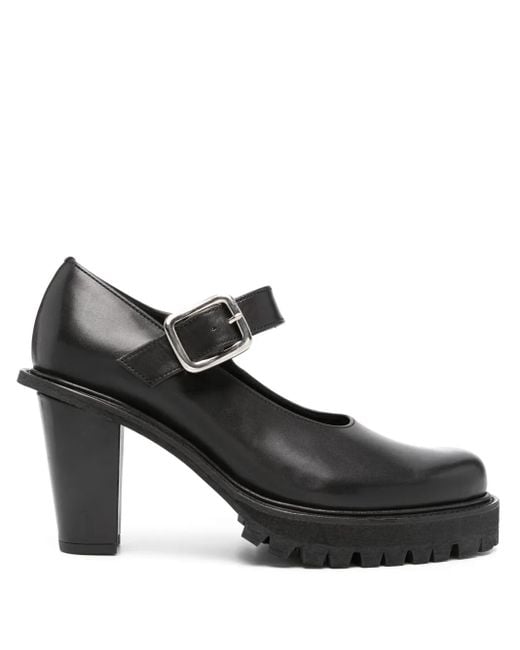 Comme des Garçons Black Leather Pumps