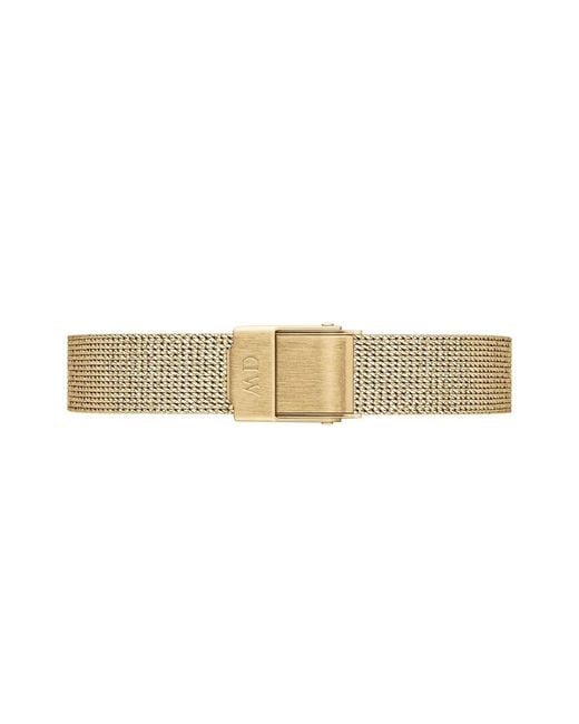 Daniel Wellington White Quadro Lumine Pressed Evergold 26Mm
