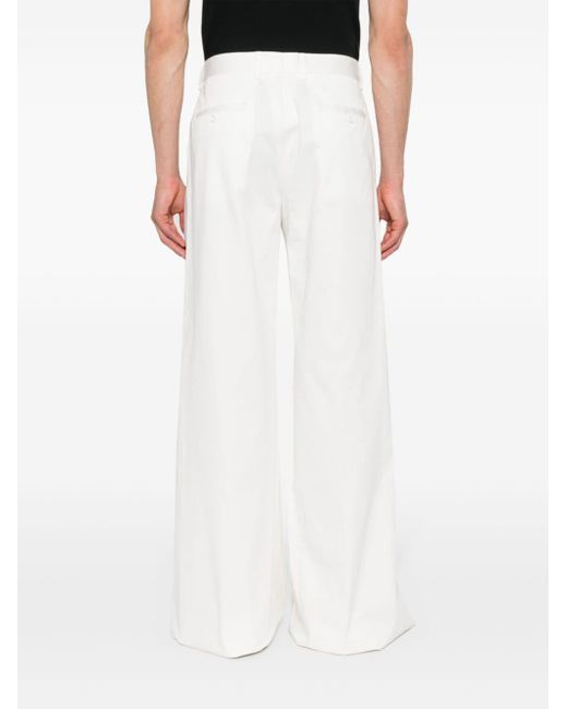 Pantalon à coupe ample Dolce & Gabbana pour homme en coloris White
