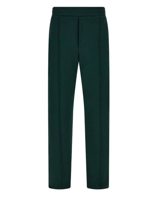 メンズ Ferragamo Logo-embroidered Sweatpants Green