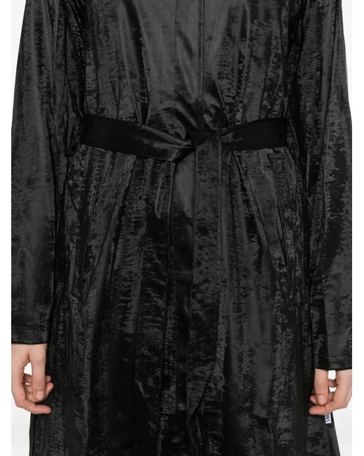Rains Black Hooded Raincoat