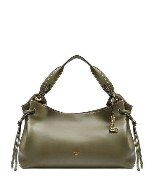 Lancel Green Tie Detail Bag