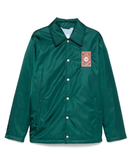Casablanca Green Stadium Jacket for men