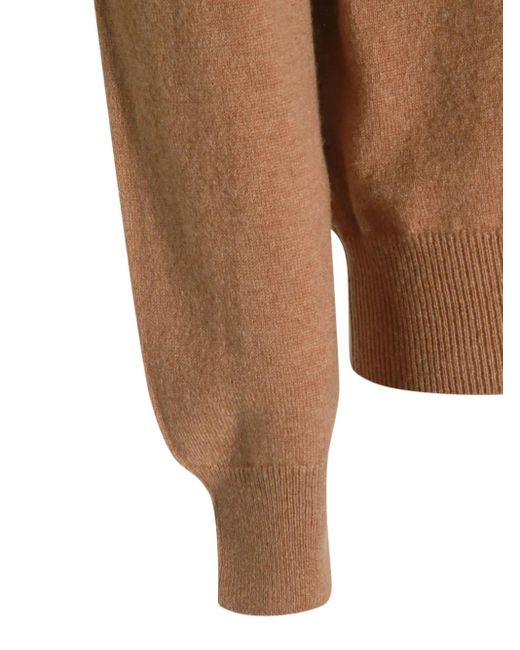 Malo Brown Round-Neck Sweater for men