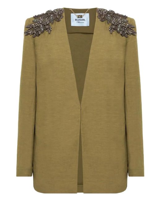 Veste À Épaules À Ornements Blugirl Blumarine en coloris Green