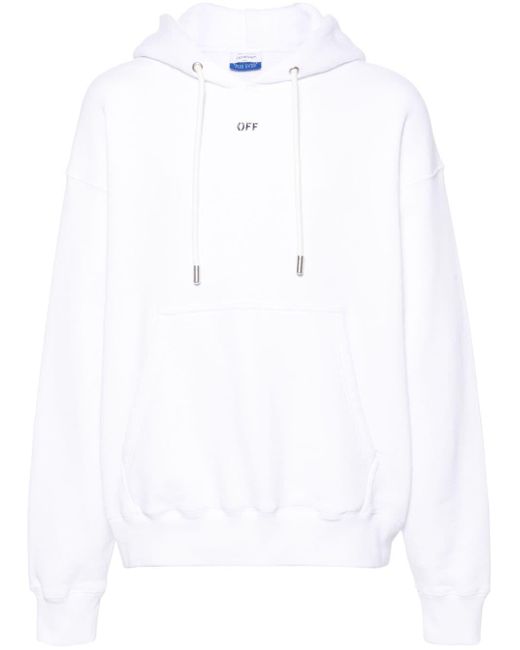 Off-White c/o Virgil Abloh Sweatshirt mit Logo-Print in White für Herren