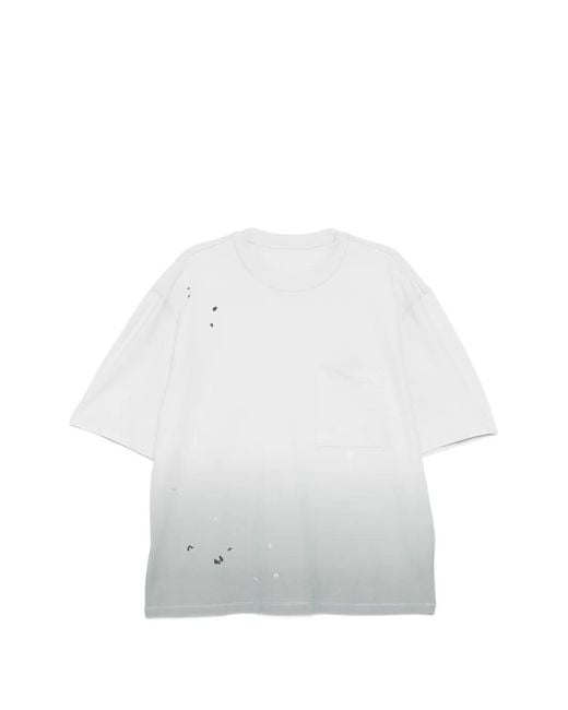 CROQUIS White Gradient-Effect T-Shirt for men