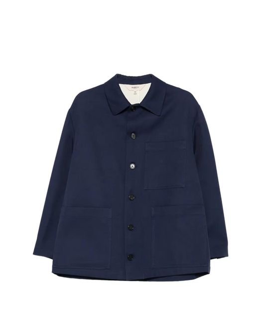 Barena Blue Patch-Pocket Blazer