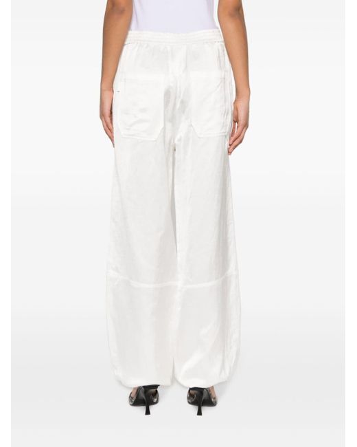 Pantalones cargo con cordón Dorothee Schumacher de color White