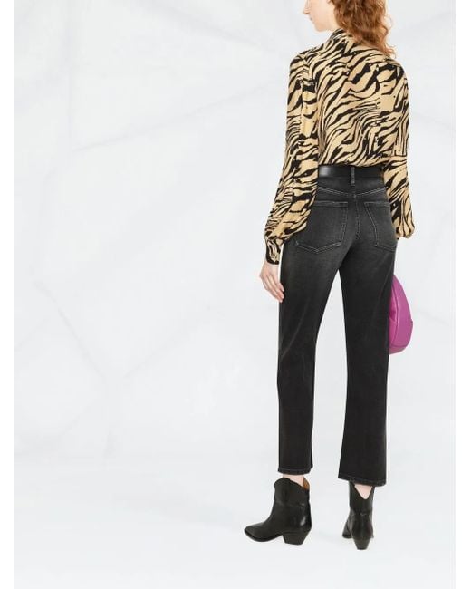 IRO Jeans Van Biologisch Katoen in het Black