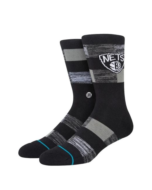 Stance Black X Brooklyn Nets Cryptic Socks for men