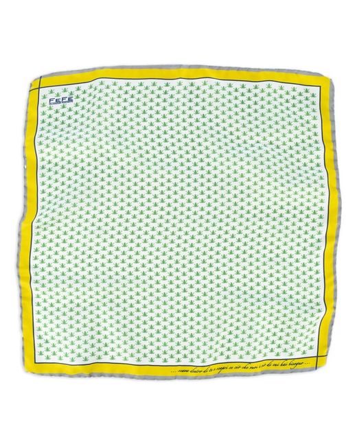 Sciarpa Con Stampa Grafica di Fefe in Green da Uomo