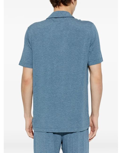 Hanro Blue Buttoned Shirt for men