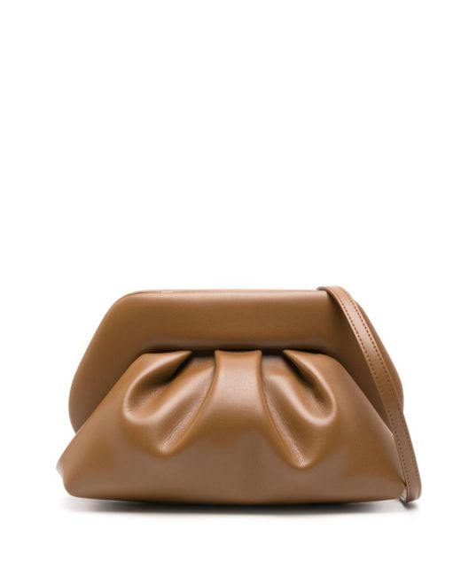 THEMOIRÈ Brown Tia Clutch Bag