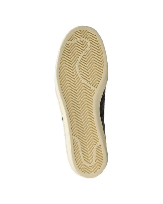 Adidas Black Superstar Vintage Sneakers for men