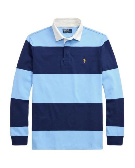 Polo Ralph Lauren Blue Jersey Polo Shirt for men