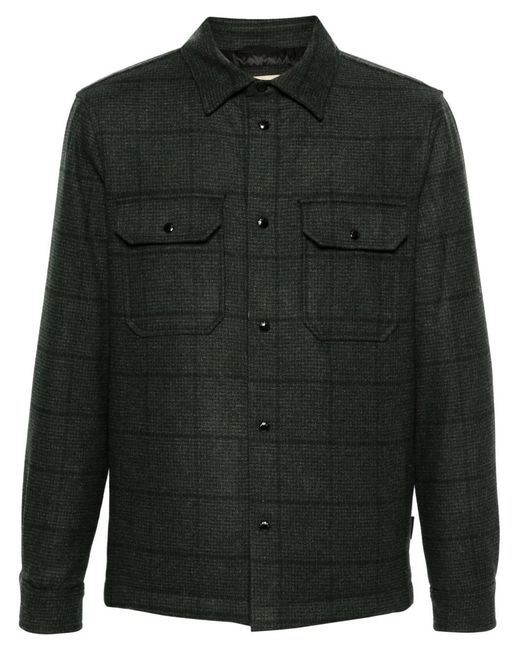 Woolrich Green Alaskan Shirt Jacket for men