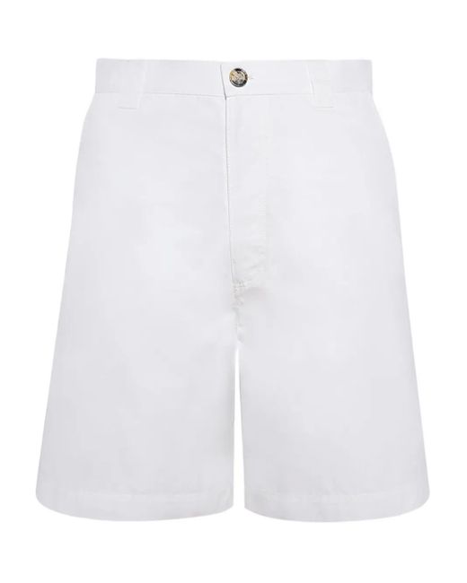 Marni White Cotton Shorts for men