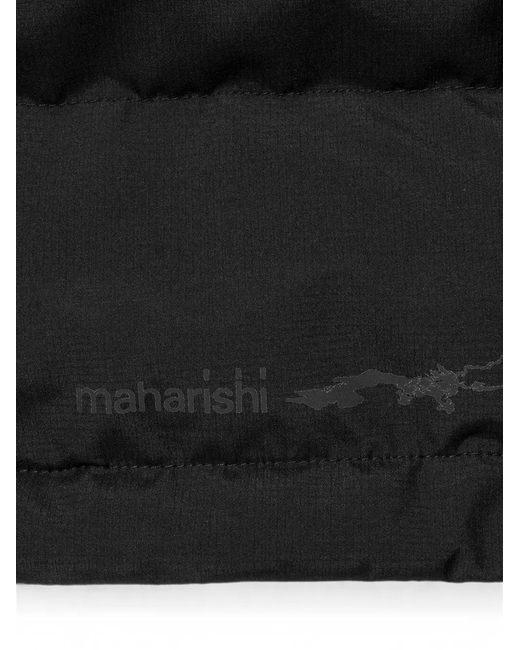 Maharishi Black Hanten Padded Jacket for men