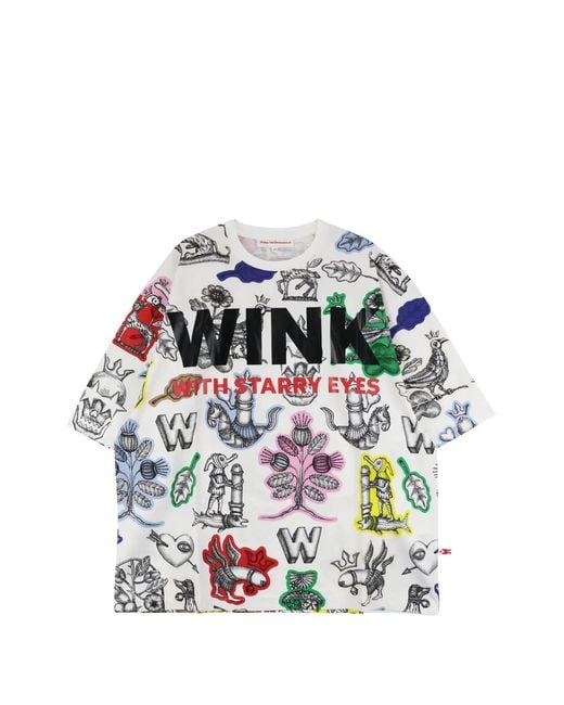 Walter Van Beirendonck Gray Round-Neck Short-Sleeve T-Shirt for men