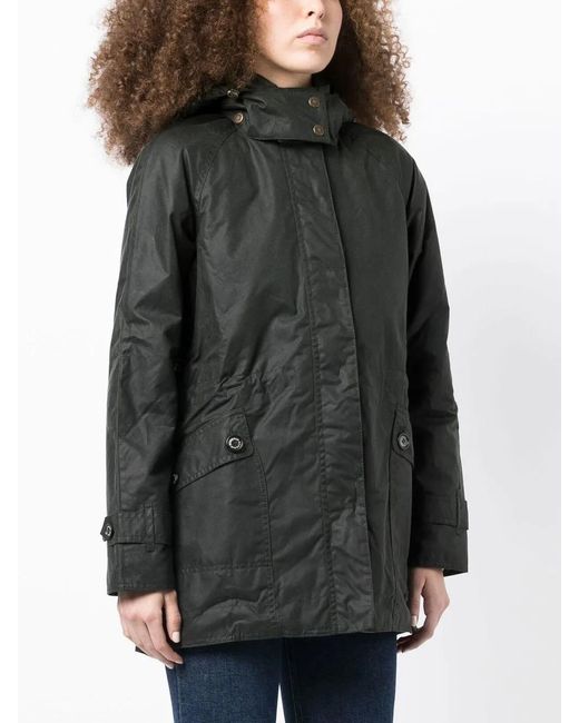 Barbour Black Cannich Waxed Jacket